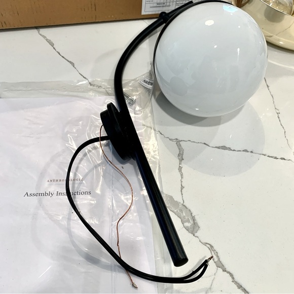 ANTHROPOLOGIE Amelia Sconce in Matte Black - Picture 9 of 16